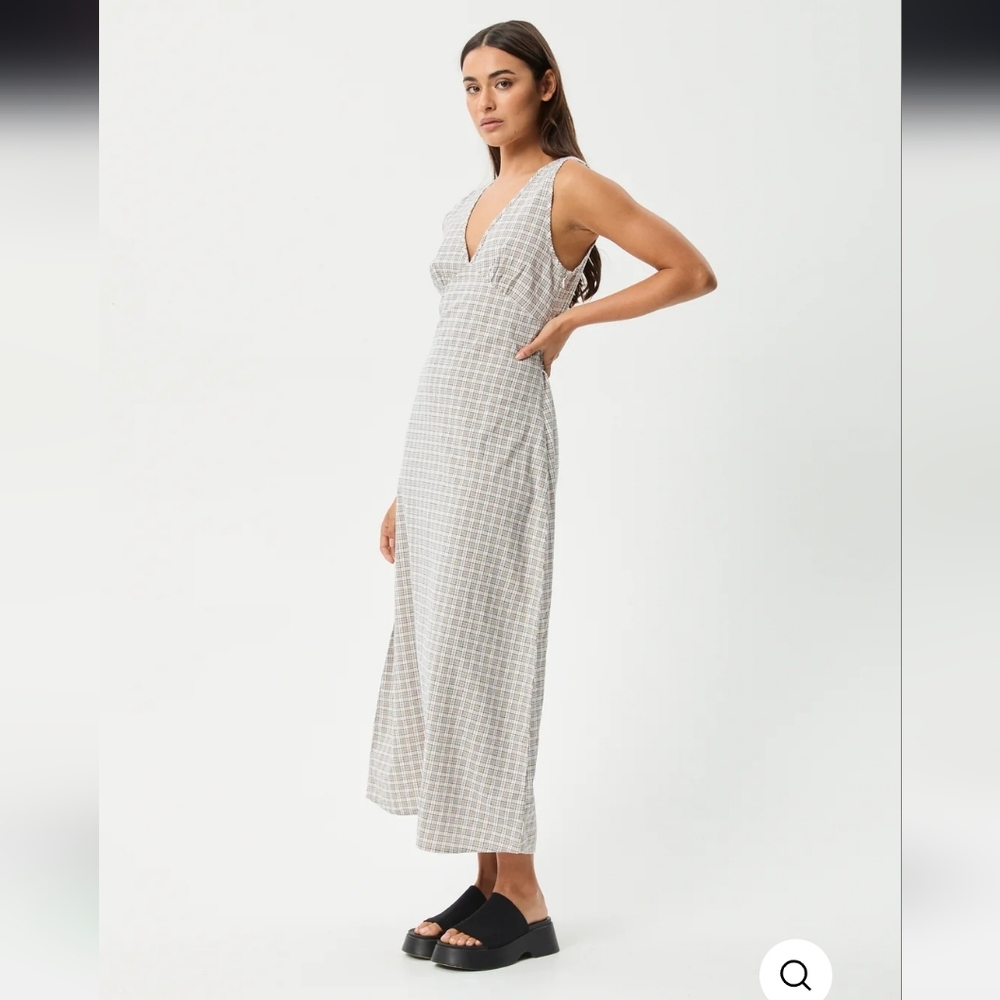 Afends Drew Maxi Dress in Taupe